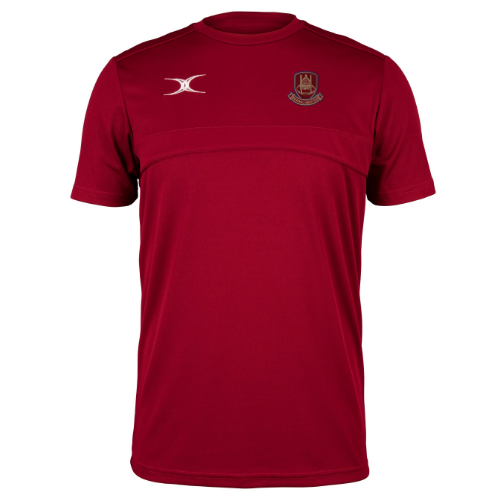 gilbert-rugby-southwell-rufc-photon-ii-t-shirt-manica-corta-bordeaux image 1