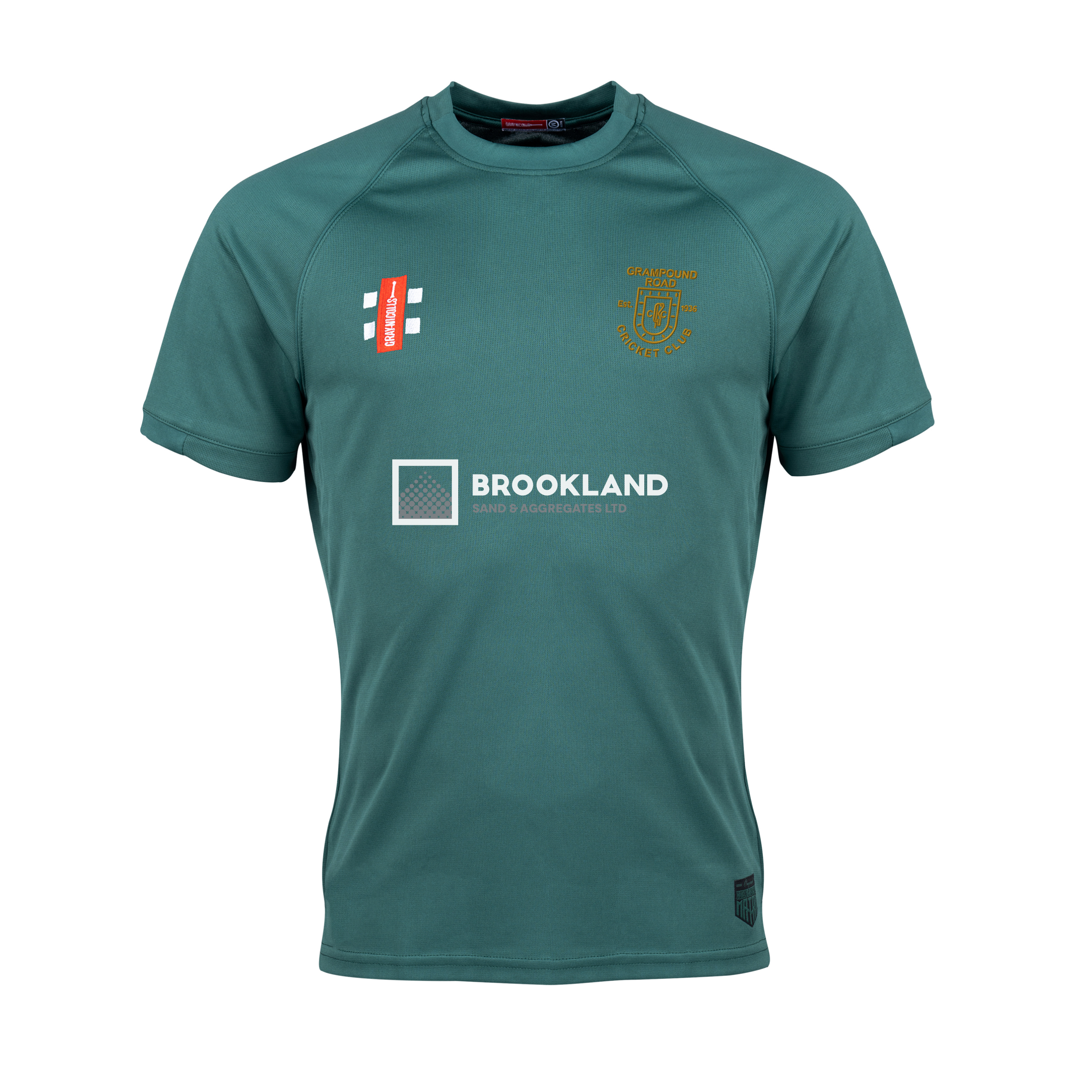 gray-nicolls-matrix-v2-t-shirt-manica-corta-junior-verde-grampound-road-cc image 1