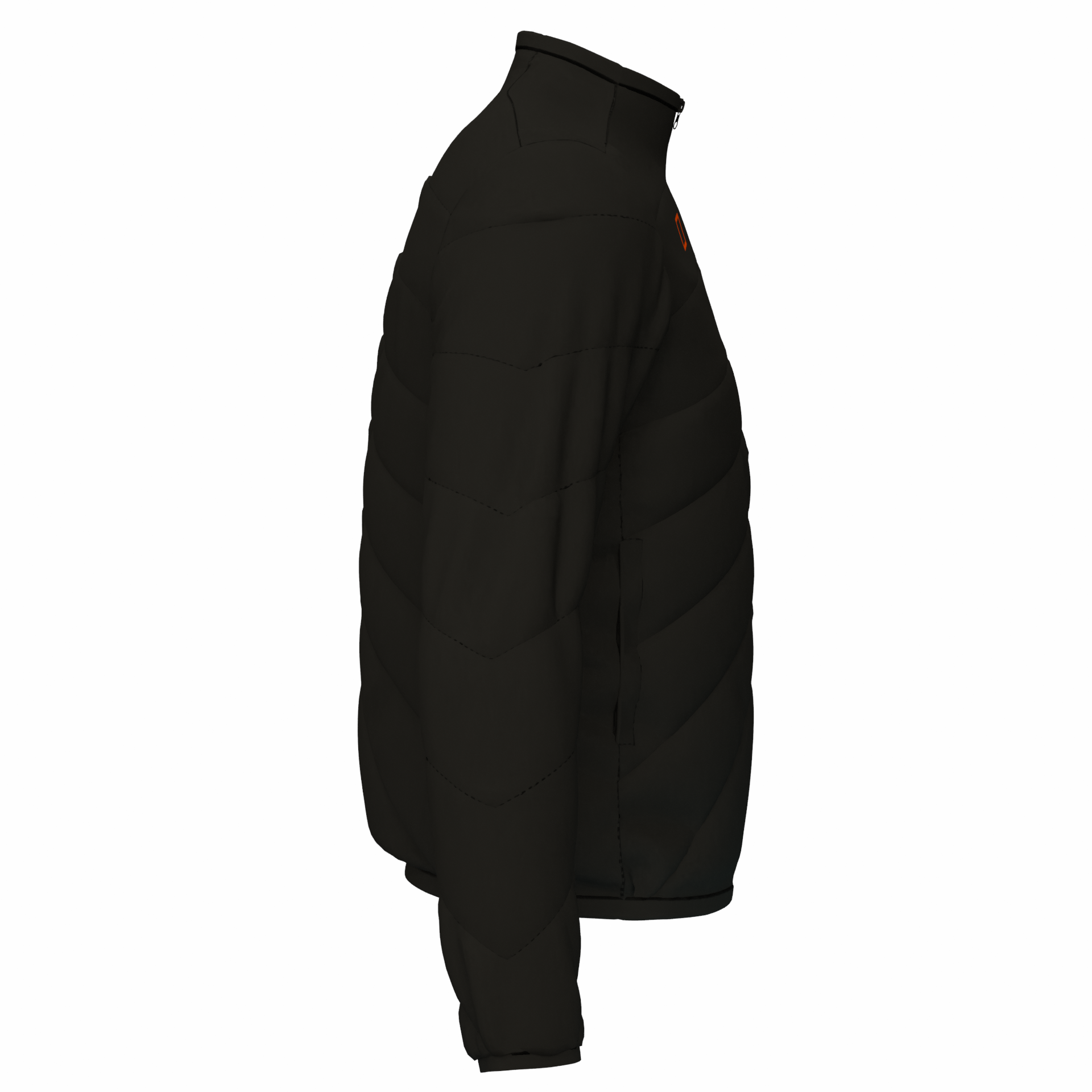 grays-performance-giacca-full-zip-trapuntata-nera-navy-2025 image 5