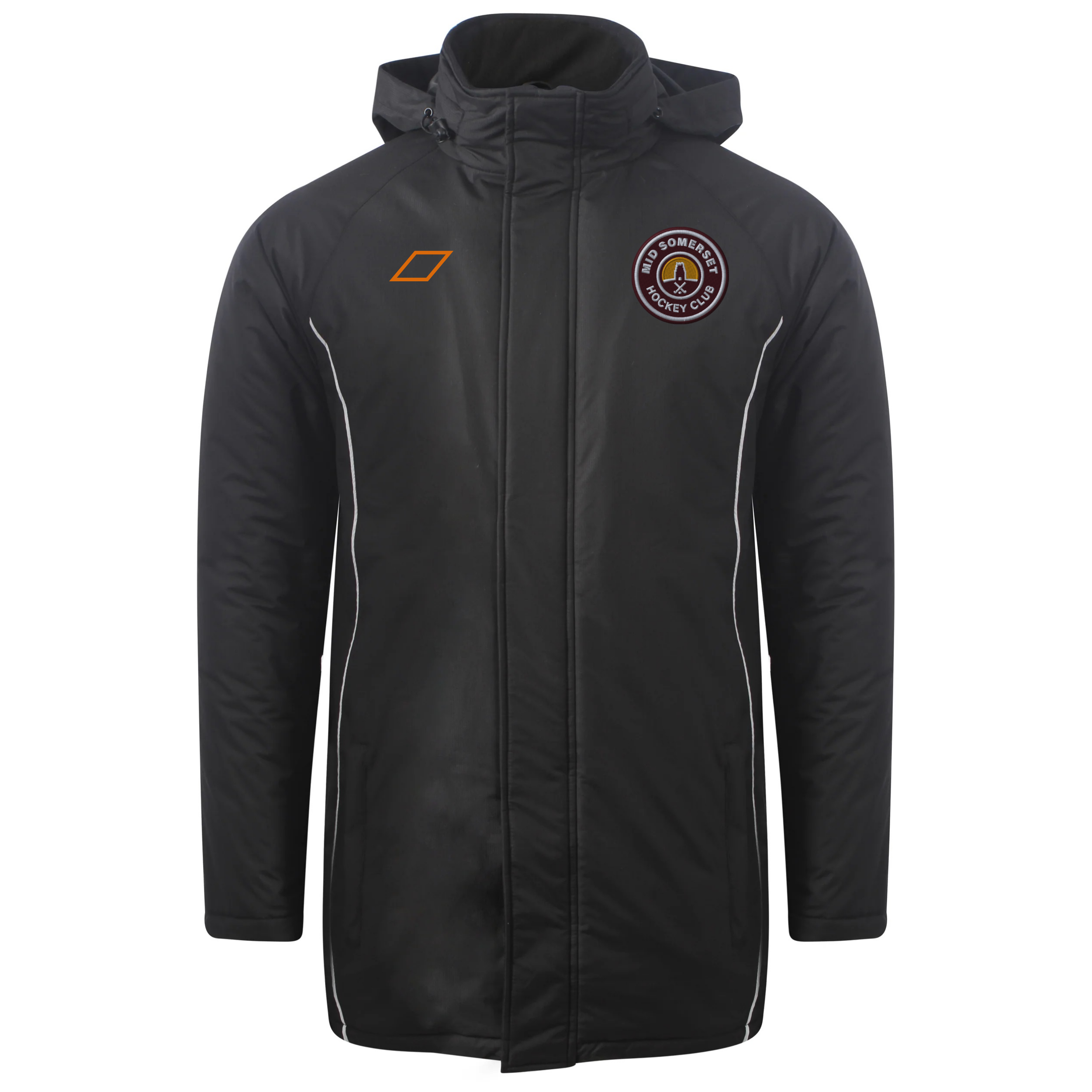 grays-mid-somerset-hc-senior-stadium-jacket-adulto-nero-argento image 2