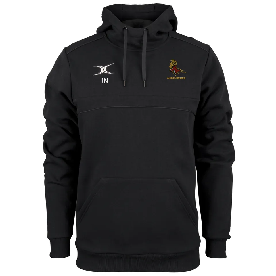 gilbert-rugby-andover-rfc-senior-photon-felpa-hoodie-nero image 1