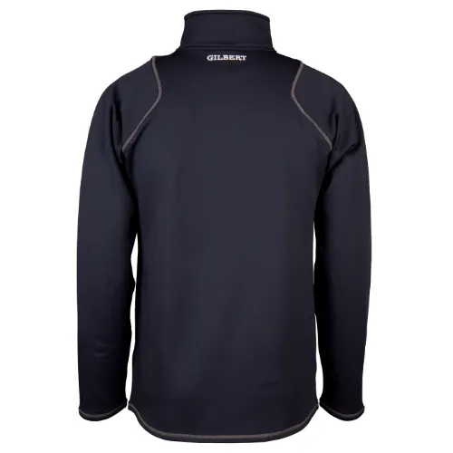 gilbert-rugby-quest-pile-1-4-zip-adulto-blu-navy-scuro-sussex-rfu image 1