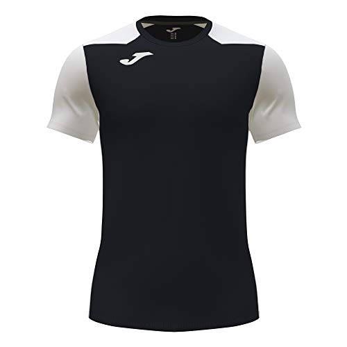 joma-record-ii-t-shirt-a-manica-corta-nera-bianca-uomo image 2