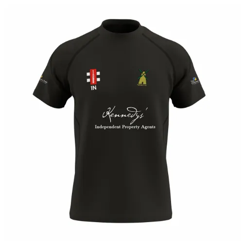 gray-nicolls-tadworth-cricket-club-senior-maglietta-gts-manica-corta-nera image 1