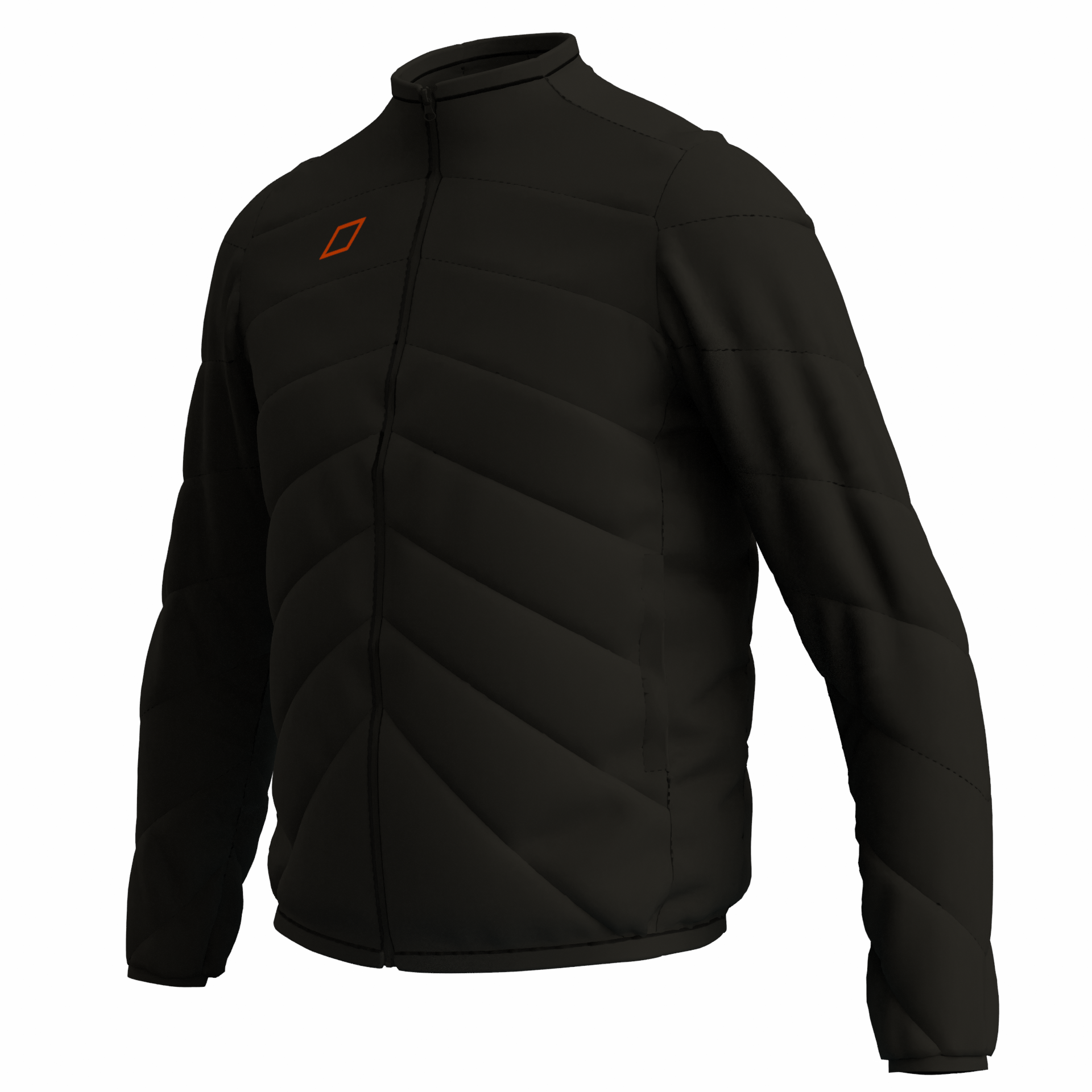 grays-performance-giacca-full-zip-trapuntata-nera-navy-2025 image 3