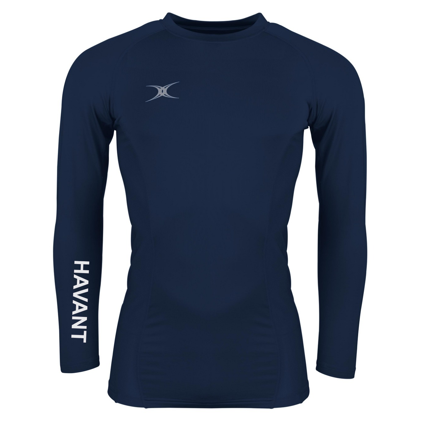 gilbert-rugby-havant-rugby-football-club-senior-atomic-ii-baselayer-top-dark-nav image 2