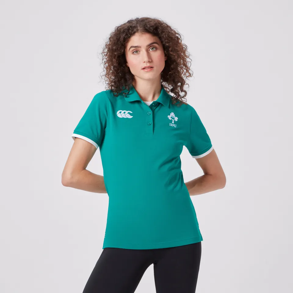 canterbury-ireland-team-polo-donna-verde image 1