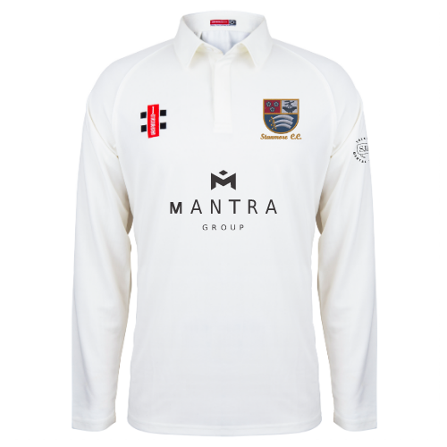 gray-nicolls-stanmore-cc-senior-maglia-matrix-manica-lunga-avorio image 1