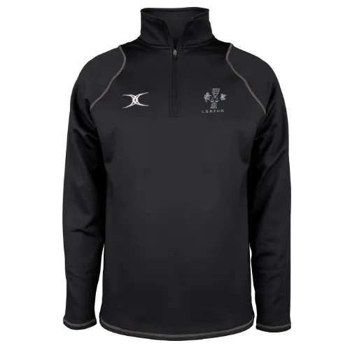 gilbert-rugby-quest-fleece-bambino-nero-london-society-referees-pile-rugby image 1