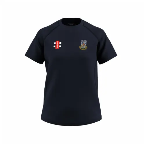 gray-nicolls-forres-st-lawrence-cc-gts-t-shirt-manica-corta-donna-blu-navy-scuro image 1