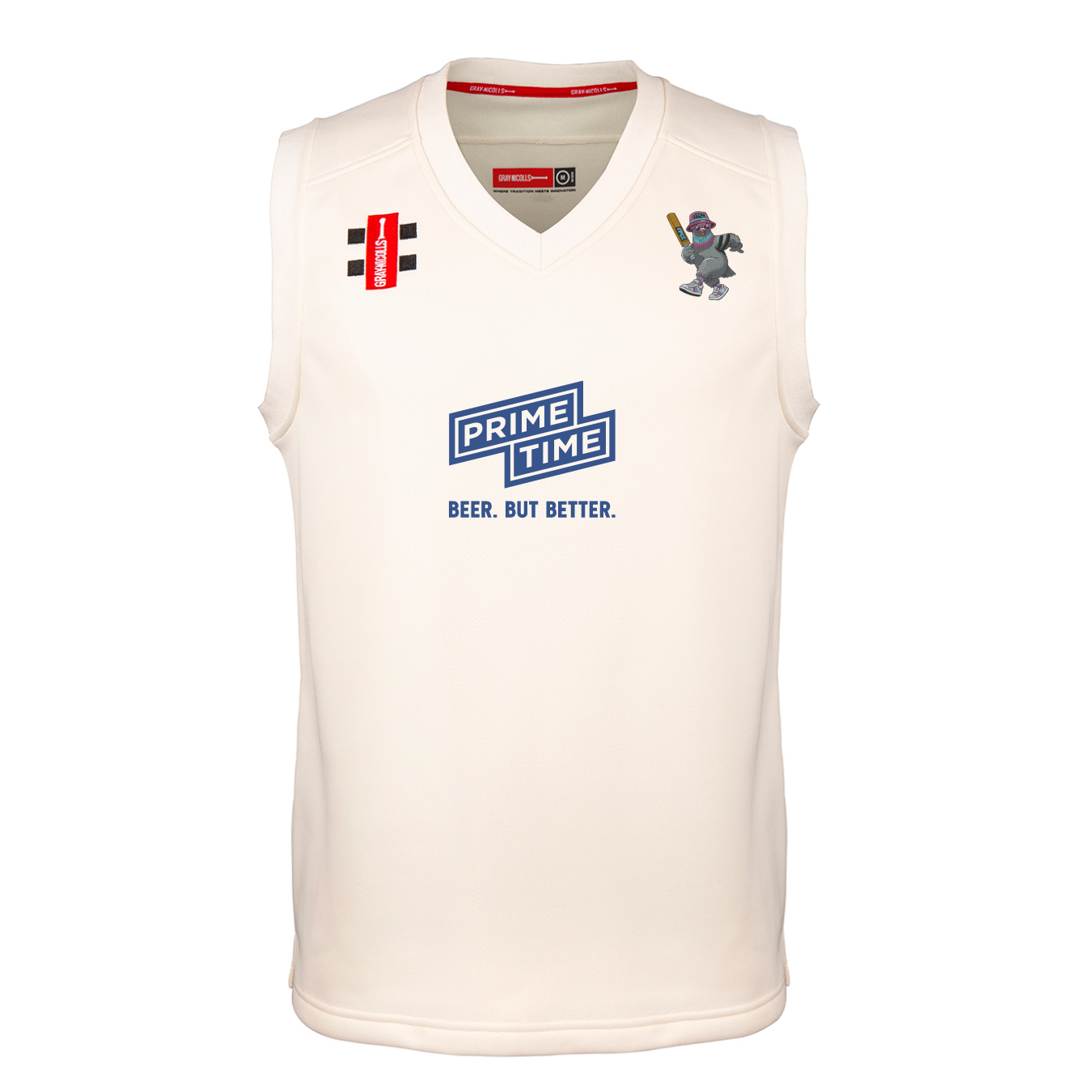 gray-nicolls-fulham-pigeons-cc-pro-performance-gilet-slipover-match-senior-avori image 1