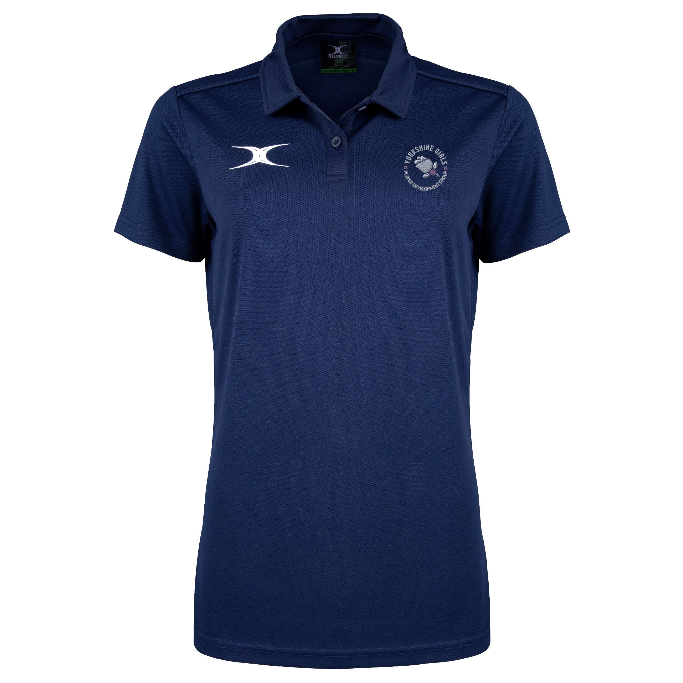 gilbert-rugby-yorkshire-pdg-senior-polo-photon-ii-manica-corta-blu-navy image 1