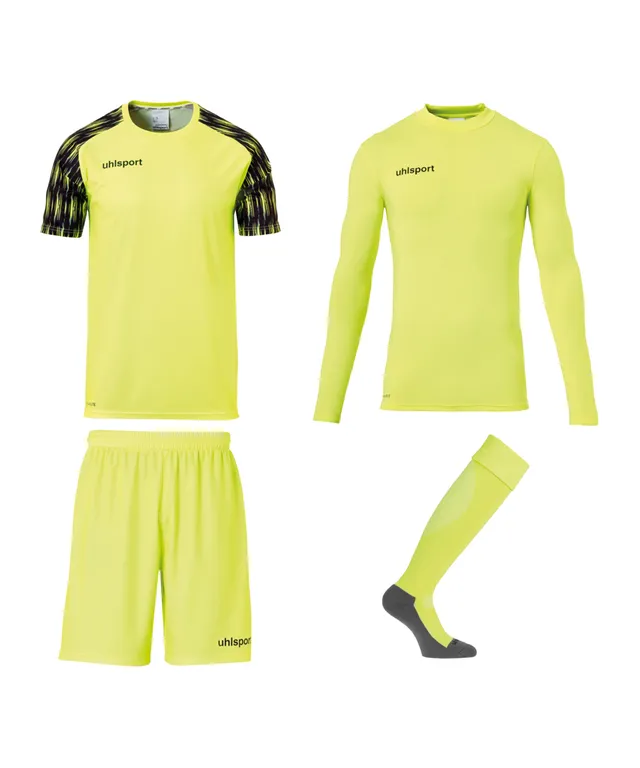 uhlsport-reaction-junior-set-portiere-calcio-maglia-e-pantaloni-imbottiti-ragazz-2 image 1