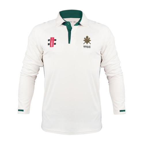 gray-nicolls-pro-performance-v3-camicia-cricket-manica-lunga-senior-avorio-verde image 1