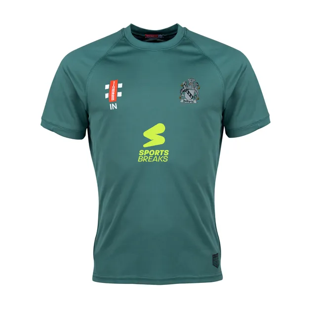 gray-nicolls-shelley-cricket-club-senior-maglia-matrix-v2-manica-corta-verde image 1