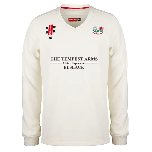 gray-nicolls-earby-cricket-club-maglione-match-pro-performance-avorio-adulto image 1