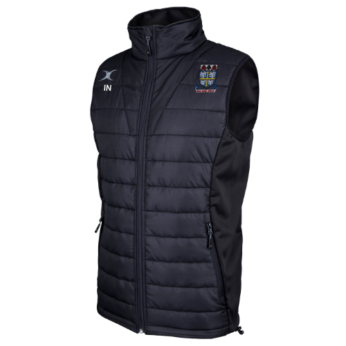 gilbert-rugby-university-college-rugby-pro-bodywarmer-senior-uomo-nero image 1