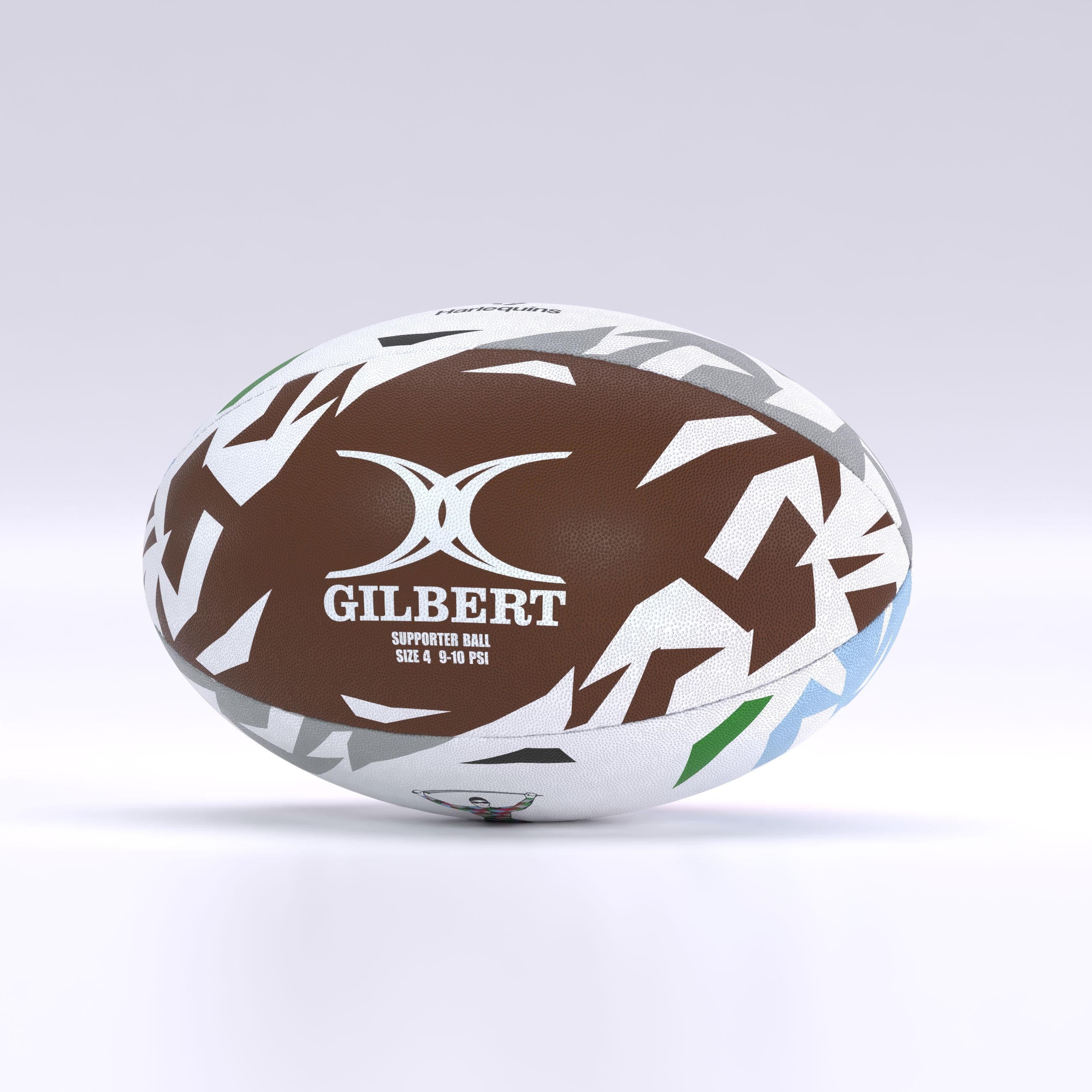 gilbert-rugby-pallone-supporter-harlequins-misura-4-5 image 7