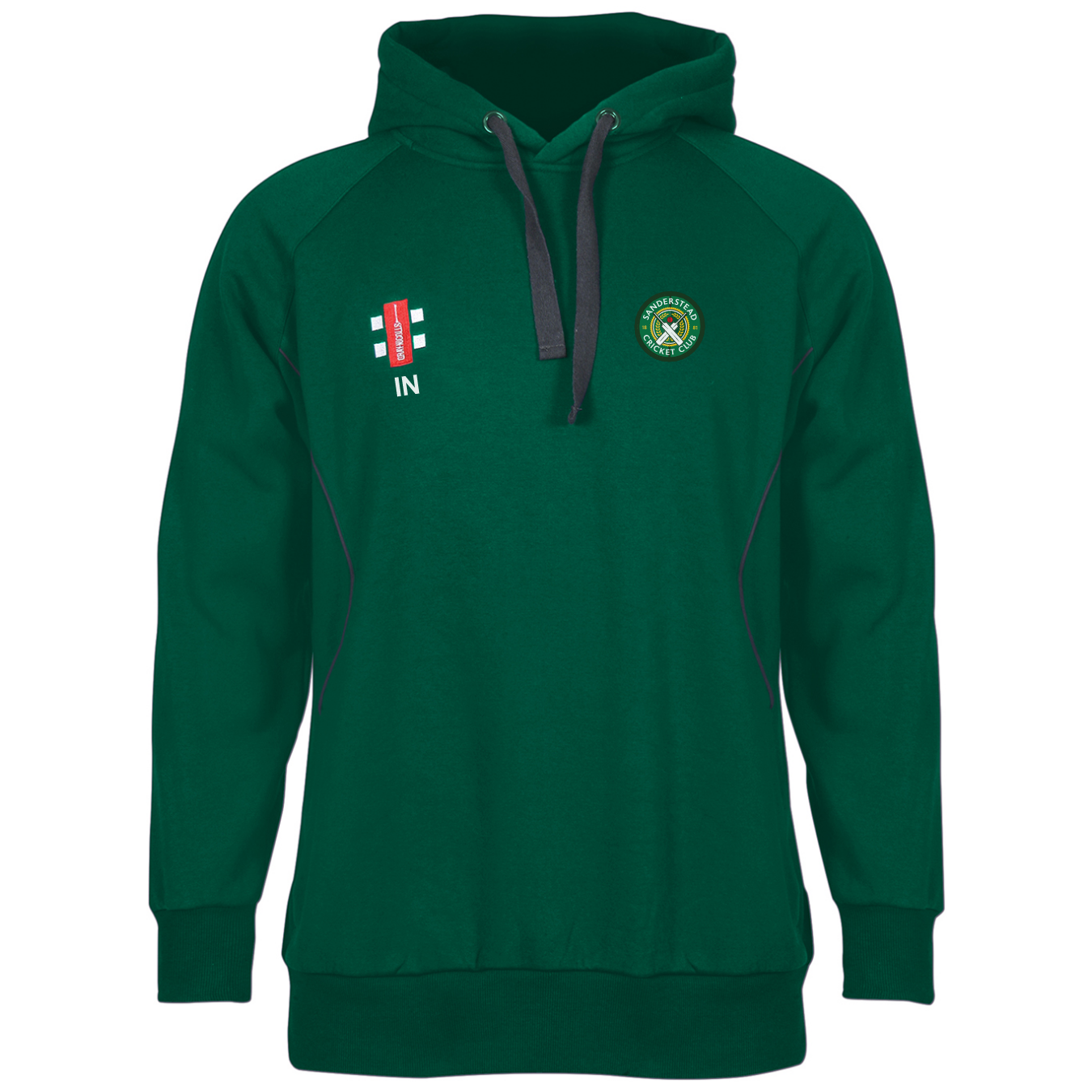 gray-nicolls-sanderstead-cc-junior-storm-felpa-con-cappuccio-verde image 1
