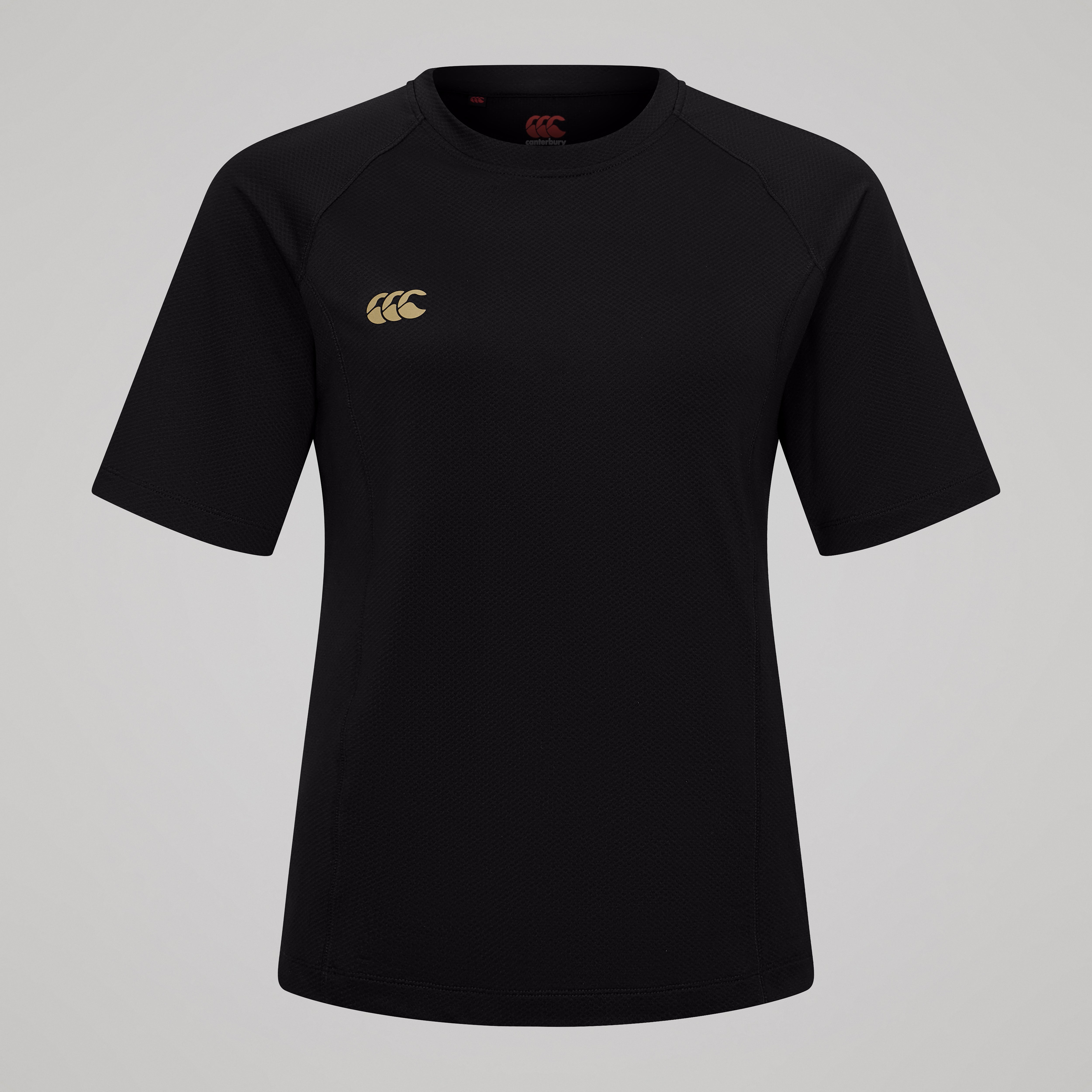 canterbury-tempo-training-t-shirt-donna-nera-maglia-fitness image 1