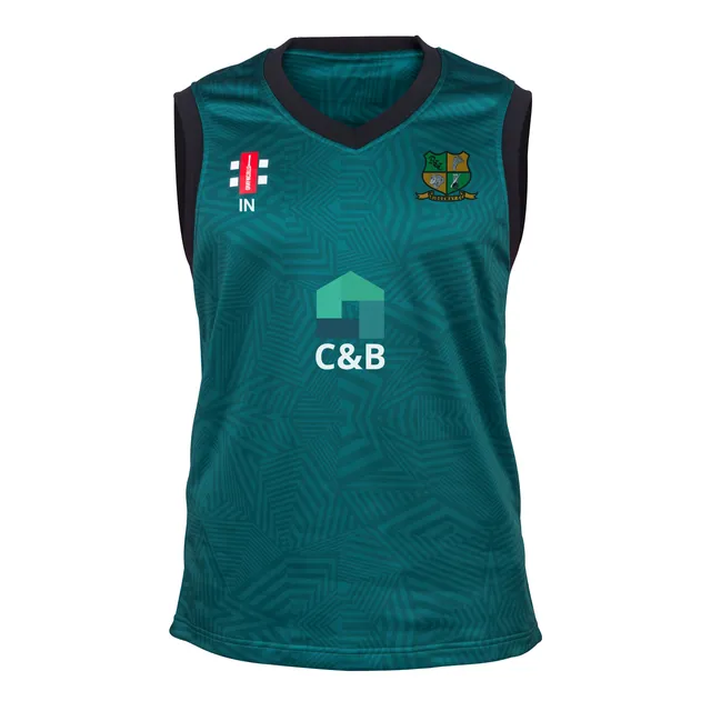 gray-nicolls-ridgeway-cc-senior-pro-t20-slipover-cricket-verde image 1