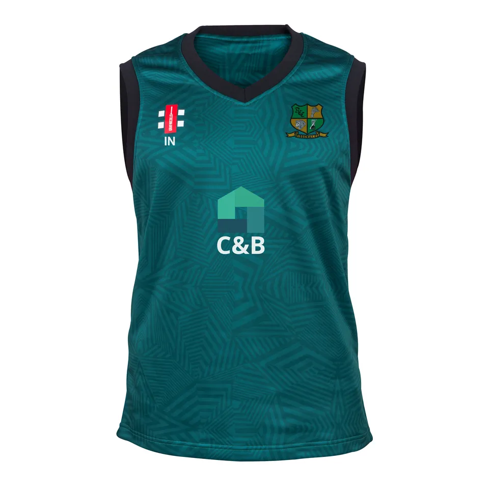 gray-nicolls-ridgeway-cc-senior-pro-t20-slipover-cricket-verde image 1