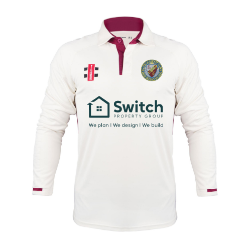 gray-nicolls-lytham-cc-senior-pro-performance-v3-maglia-cricket-manica-lunga-avo image 1