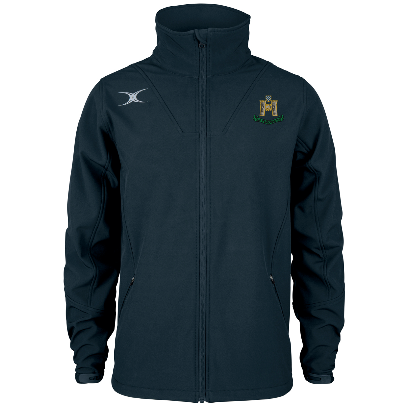 gilbert-rugby-old-reigatian-rfc-senior-pro-giacca-softshell-full-zip-blu-navy-sc image 1
