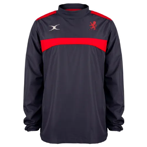 gilbert-rugby-london-scottish-f-c-photon-top-riscaldamento-bambino-blu-navy-ross image 1