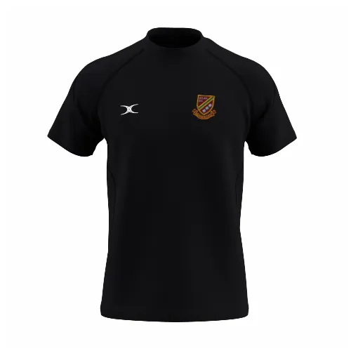 gilbert-rugby-heath-rufc-gts-t-shirt-tecnica-uomo-nera-manica-corta image 1