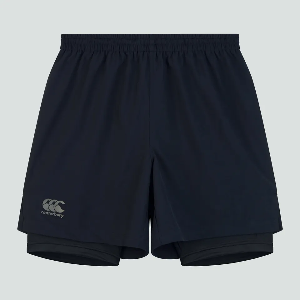 canterbury-vapodri-2-in-1-short-uomo-nero-grigio image 1