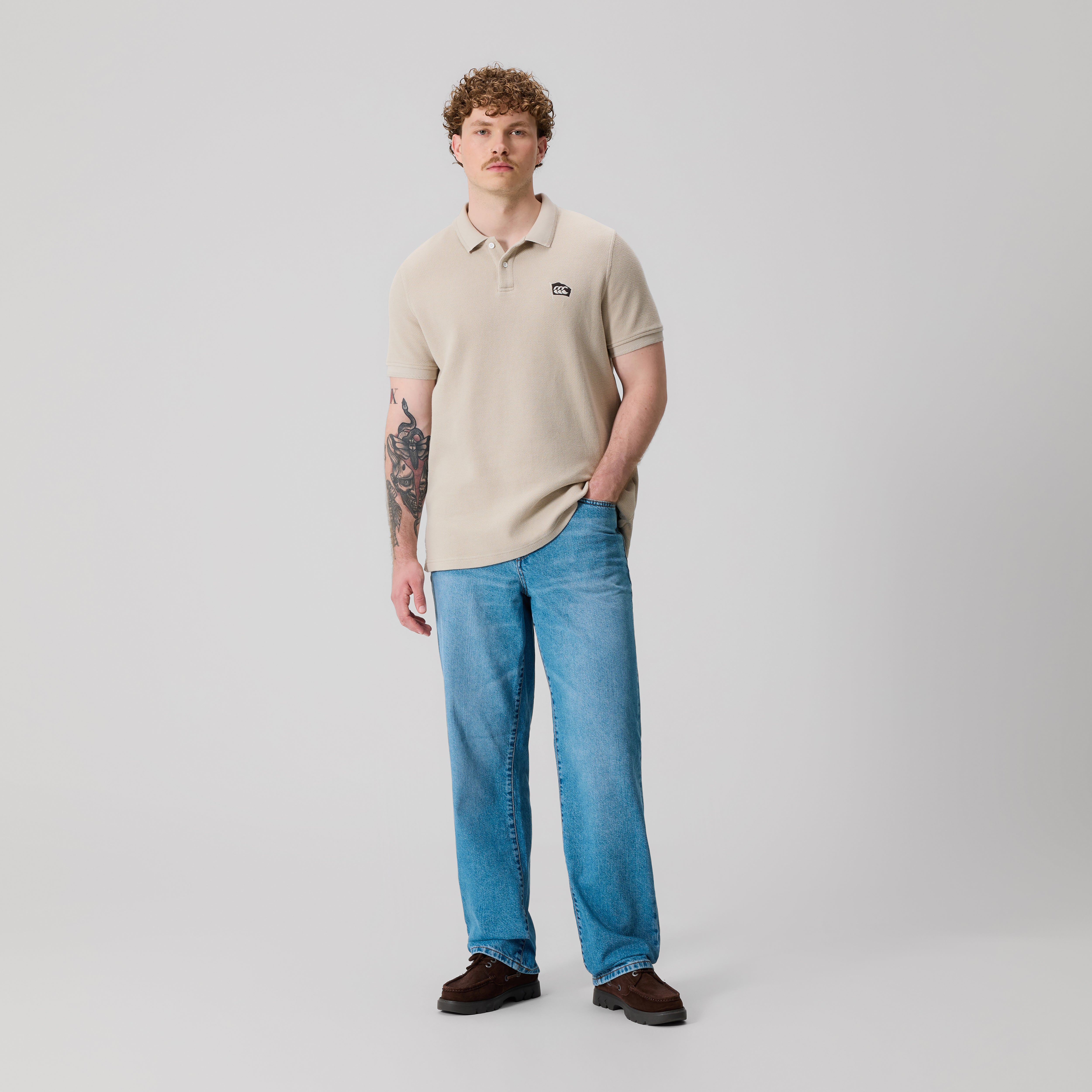 canterbury-uomo-classic-polo-beige image 3