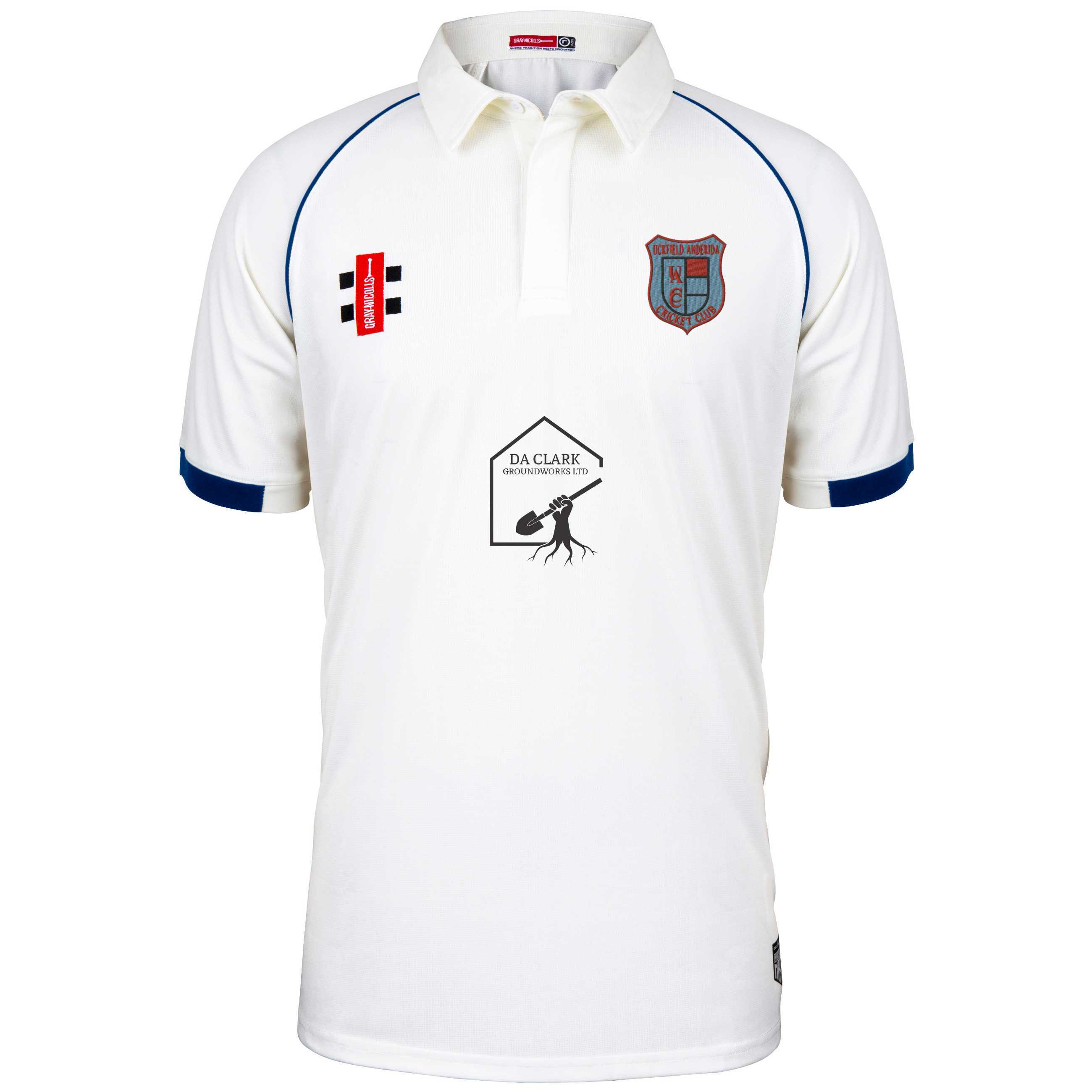 gray-nicolls-matrix-v2-maglia-cricket-s-s-senior-uckfield-anderida-cc-avorio-blu image 1