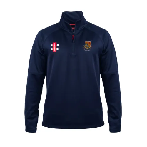 gray-nicolls-pro-thermo-pile-1-4-zip-senior-imperial-college-union-cc-navy image 1