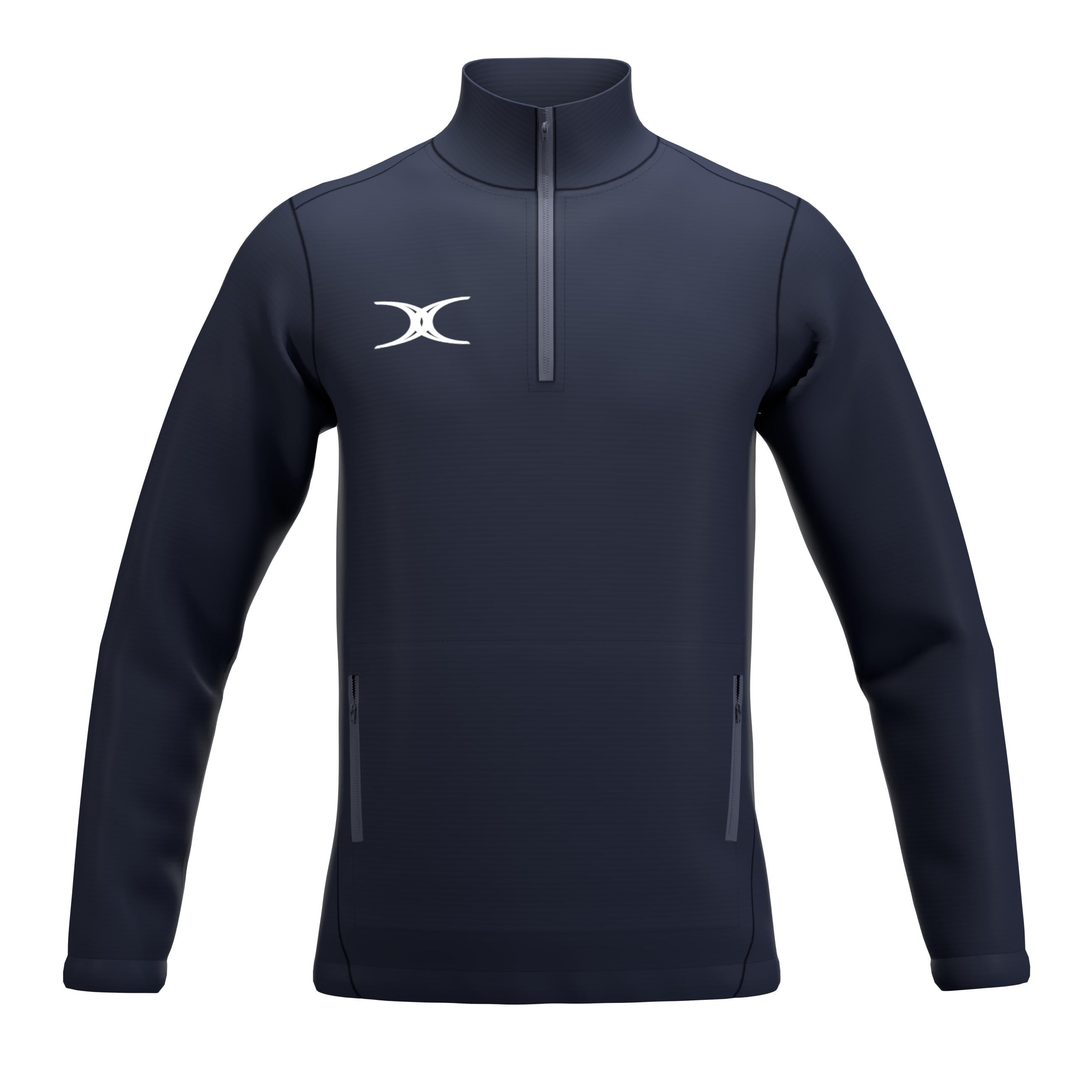 gilbert-rugby-atom-giacca-1-4-zip-junior-nero image 7