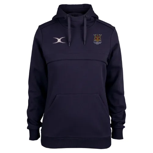 gilbert-rugby-nottingham-corsairs-donna-dark-navy-photon-felpa-con-cappuccio image 1