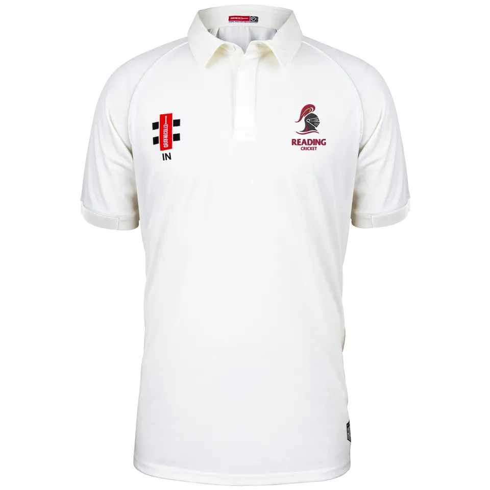 gray-nicolls-matrix-v2-maglia-cricket-s-s-avorio-senior-reading-university image 1