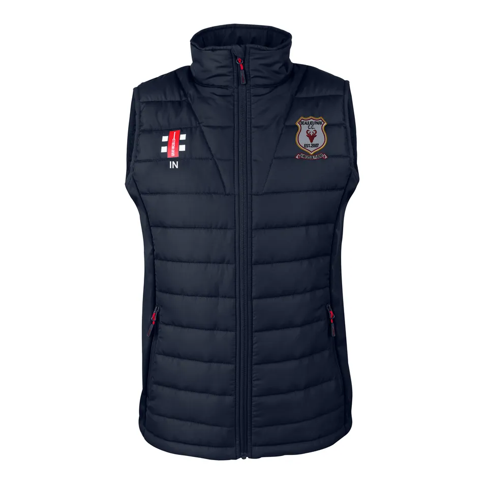 gray-nicolls-beaulieu-park-cc-senior-pro-performance-bodywarmer-nero image 1