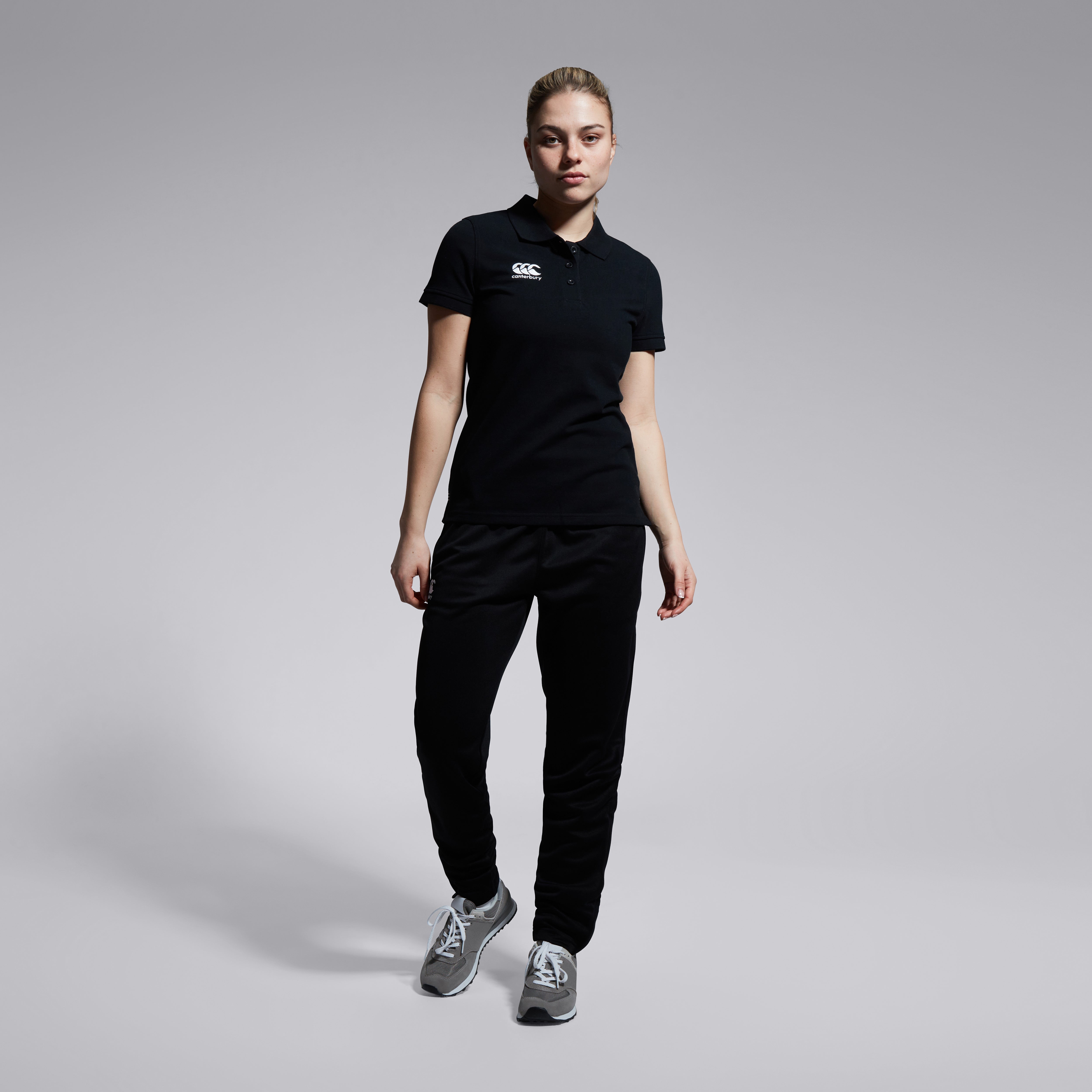 canterbury-waimak-polo-donna-nero image 1