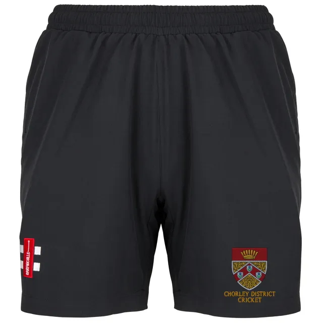 gray-nicolls-chorley-district-cc-pantaloncini-velocity-donna-nero image 1
