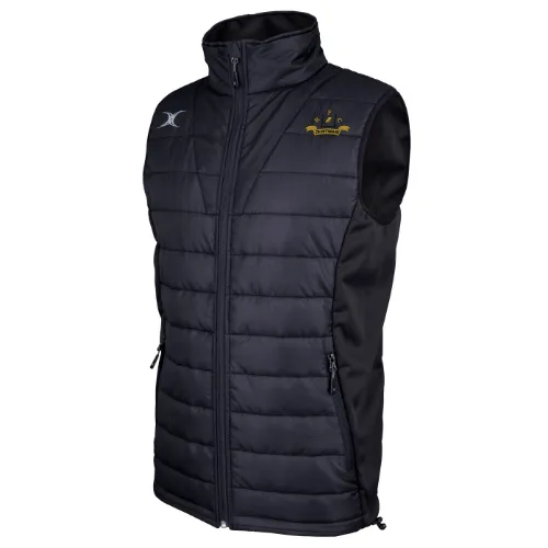 gilbert-rugby-pro-body-warmer-uomo-adulto-crowthorne-rfc-black image 1