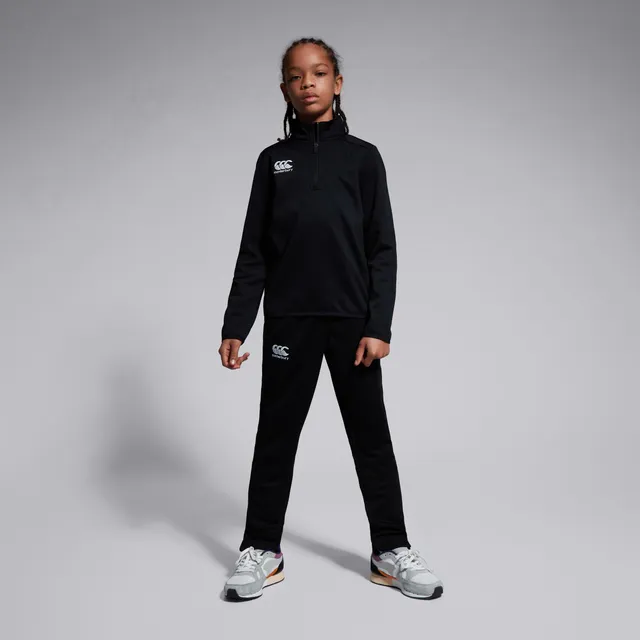 canterbury-junior-unisex-stretch-tapered-polyknit-pants-black image 1