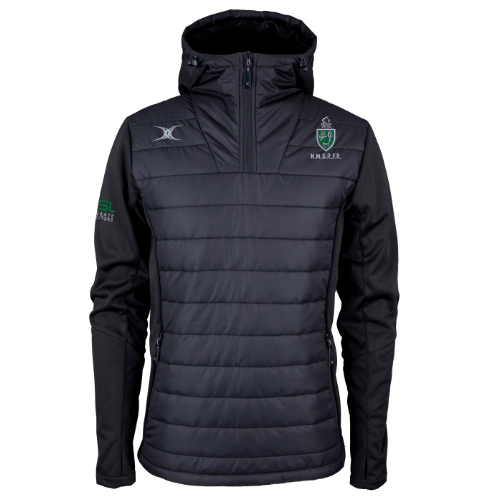 gilbert-rugby-north-midlands-referees-pro-giacca-quarter-zip-nera-adulto image 1