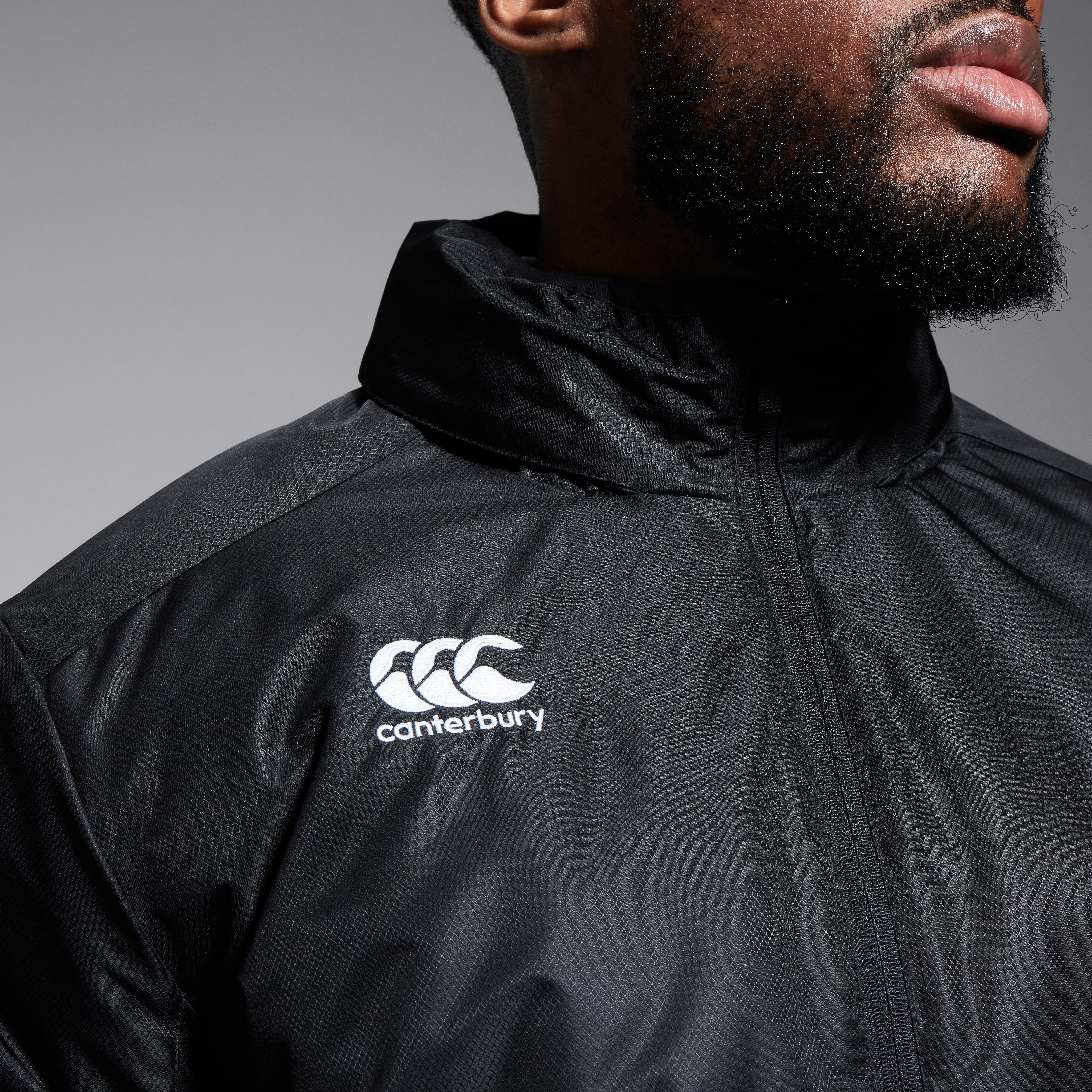canterbury-mens-club-vaposhield-stadium-jacket-black-giacca-stadio-uomo-nera image 7