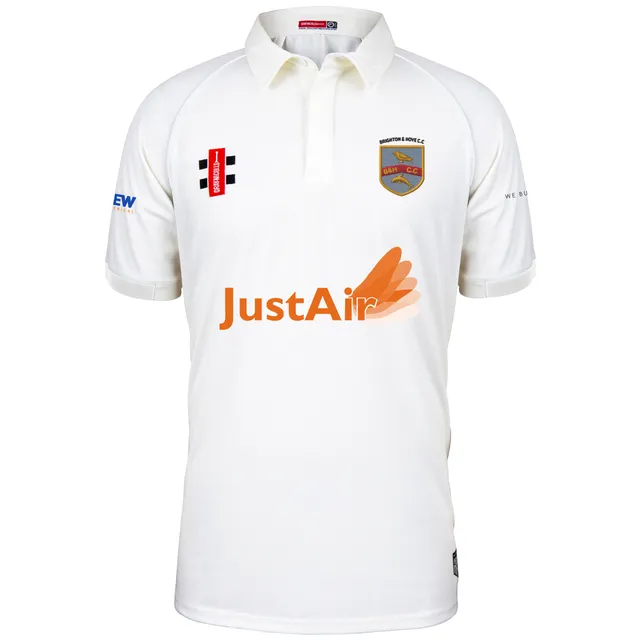 gray-nicolls-brighton-hove-cc-matrix-v2-maglia-match-junior-avorio-manica-corta image 1