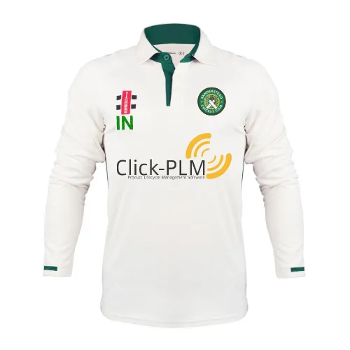 gray-nicolls-sanderstead-cc-senior-pro-performance-v3-maglia-cricket-manica-lung image 1