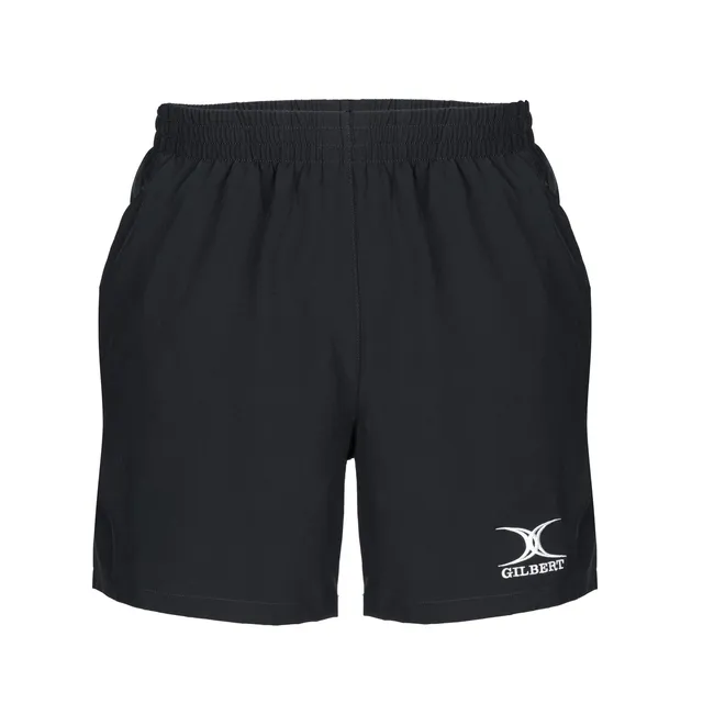 gilbert-rugby-photon-shorts-junior-pantaloncini-rugby-bambino-nero-blu-navy image 1