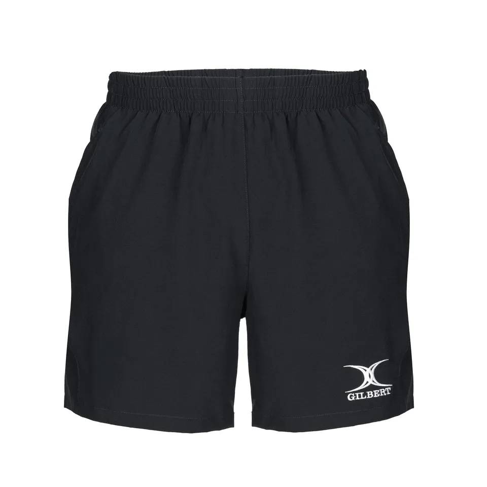 gilbert-rugby-photon-shorts-junior-pantaloncini-rugby-bambino-nero-blu-navy image 1