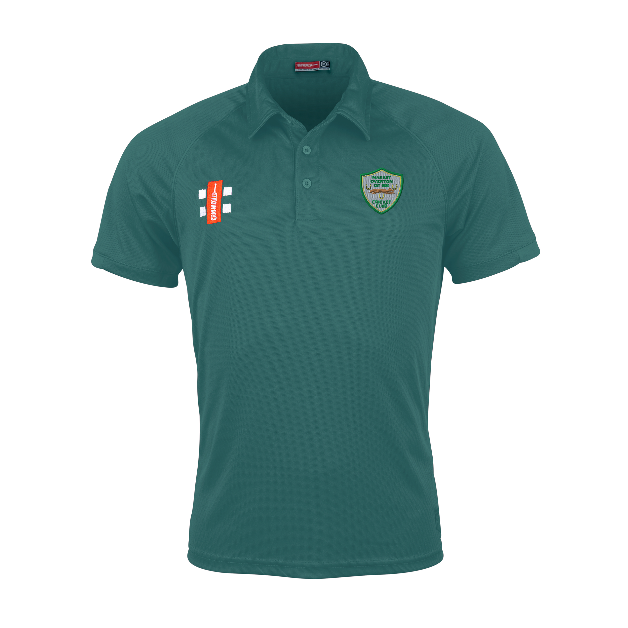 gray-nicolls-matrix-v2-polo-s-s-junior-verde-market-overton-cc image 1