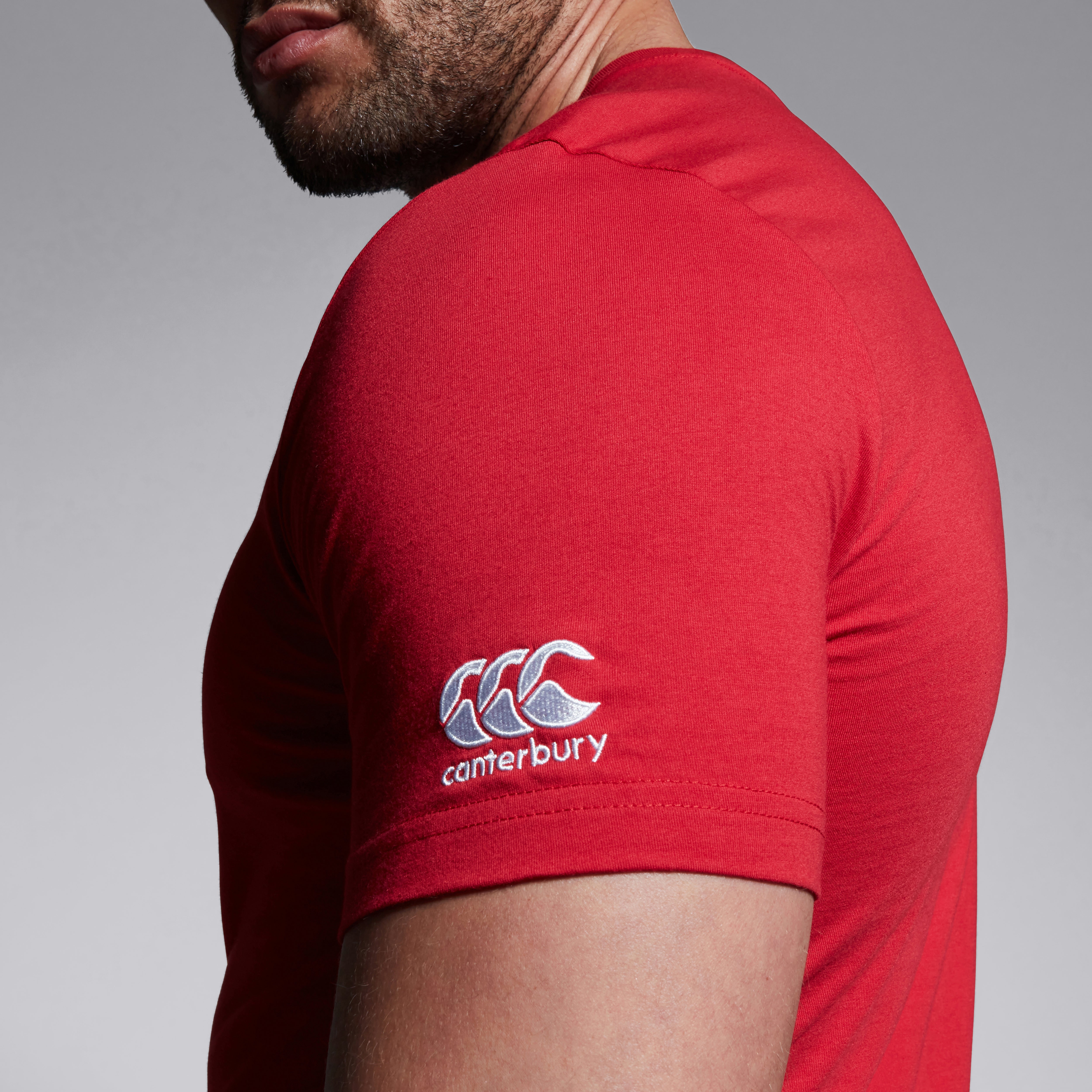canterbury-club-plain-t-shirt-uomo-rossa image 7